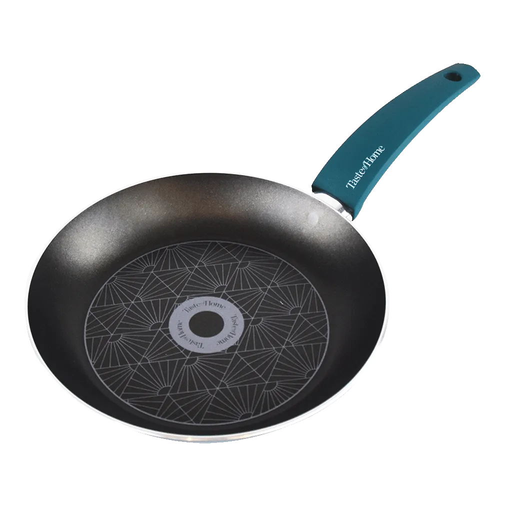 TC182A 2 Piece NonStick Aluminum Skillet Set 9.5 and 11 Inch by Taste of Home