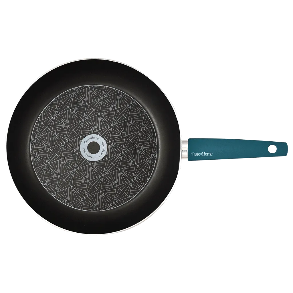 TC182A 2 Piece NonStick Aluminum Skillet Set 9.5 and 11 Inch by Taste of Home