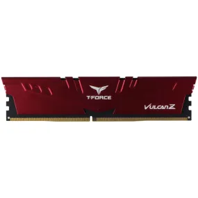 TeamGroup T-Force Vulcan Z (8GB) DDR4-3200 RAM (TLZRD48G3200HC16FBK) - Red