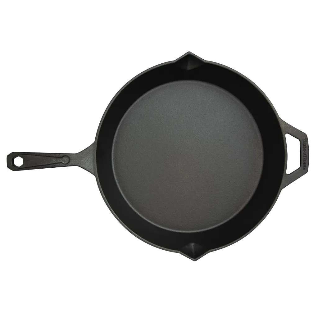 TF118E 12 Inch Pre Seasoned Cast Iron Skillet by Taste of Home