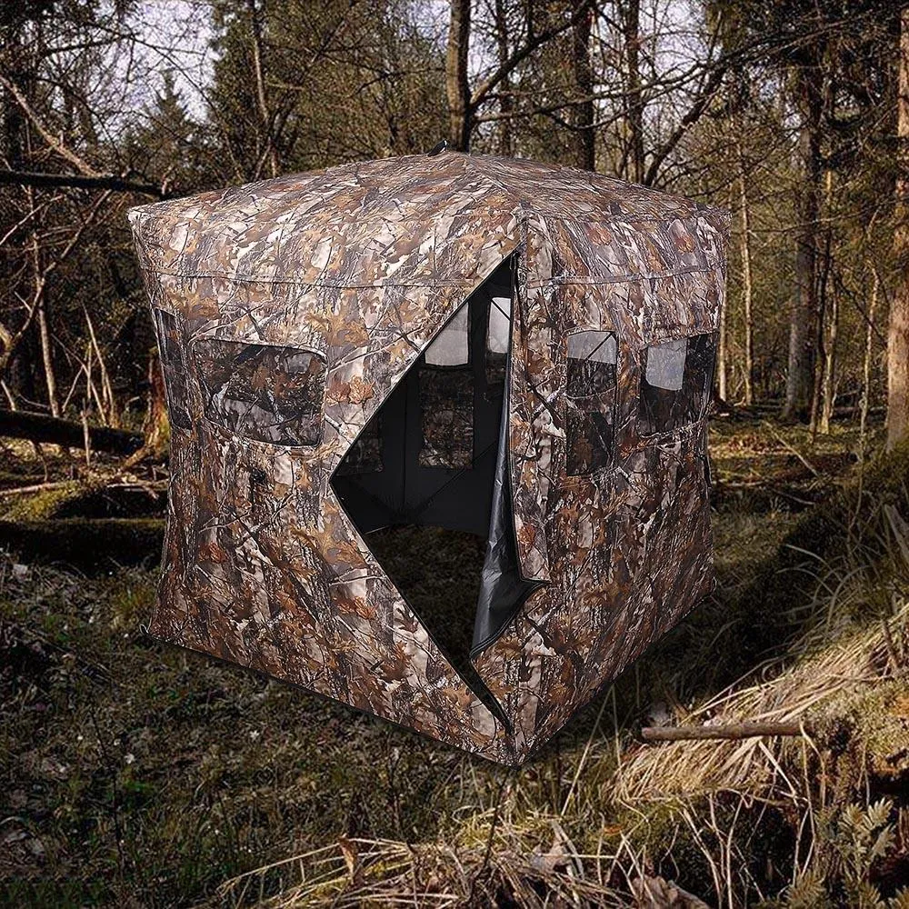 TheLAShop Collapsible Ground Hunting Blind Camouflage Hub Style