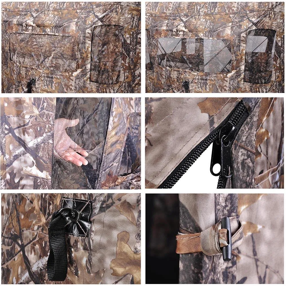 TheLAShop Collapsible Ground Hunting Blind Camouflage Hub Style