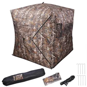 TheLAShop Collapsible Ground Hunting Blind Camouflage Hub Style