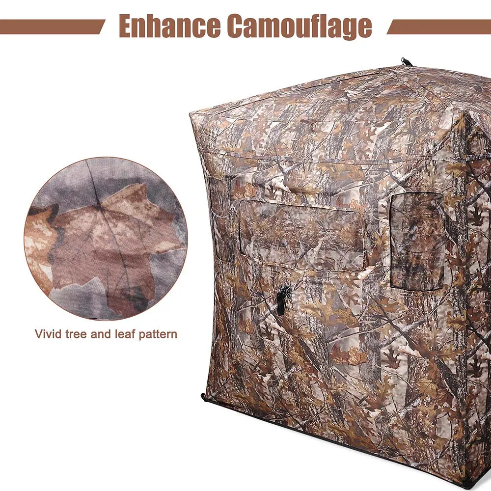 TheLAShop Collapsible Ground Hunting Blind Camouflage Hub Style