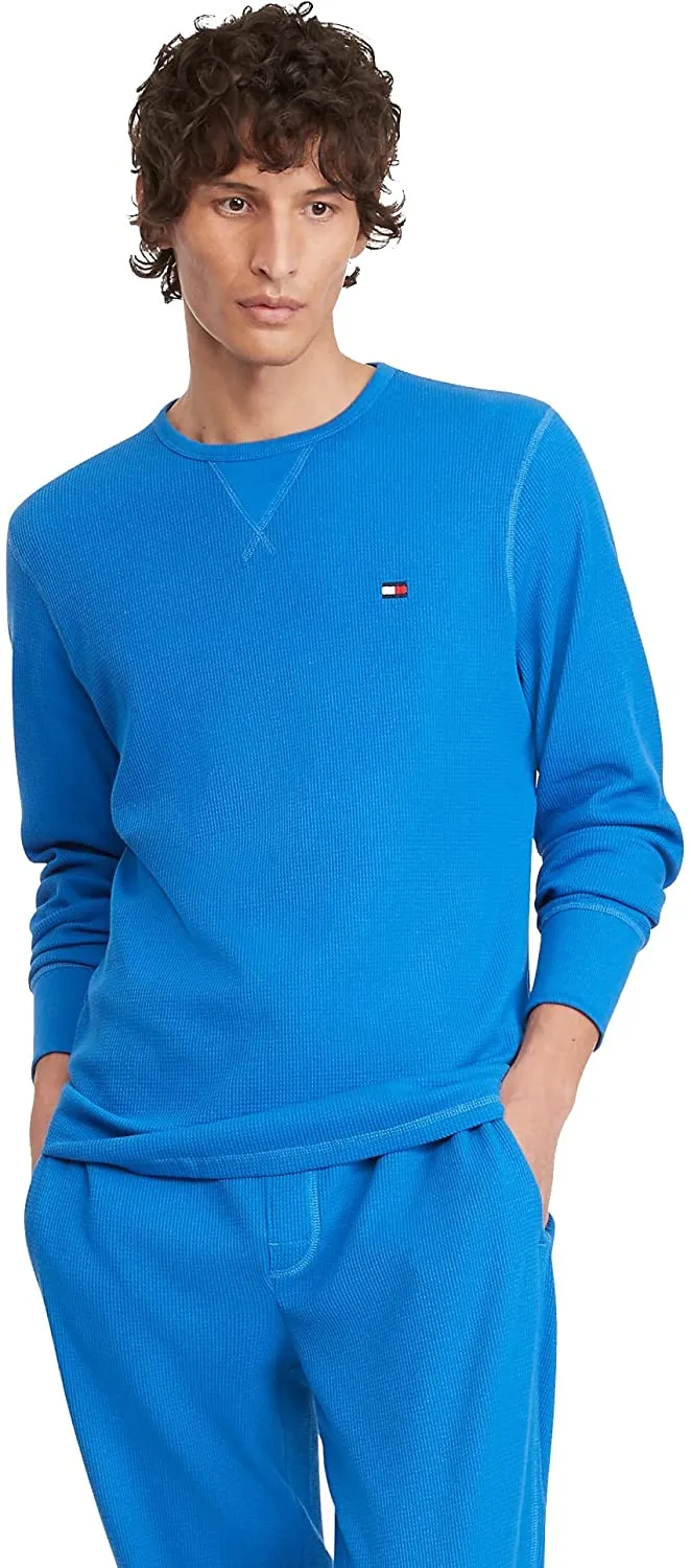 Tommy Hilfiger Mens Long Sleeve Thermal Crewneck T-Shirt