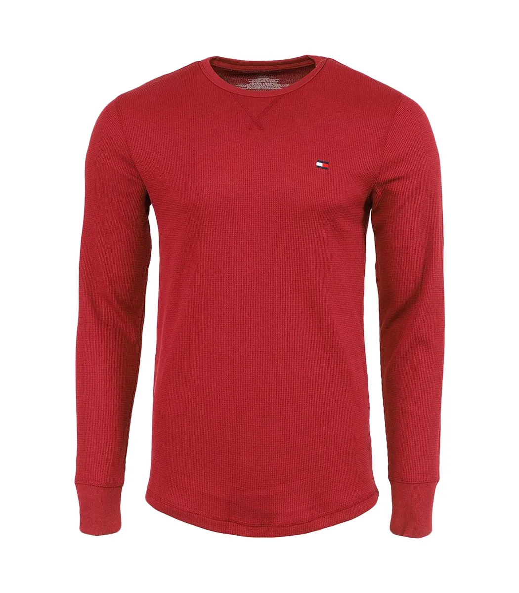 Tommy Hilfiger Mens Long Sleeve Thermal Crewneck T-Shirt