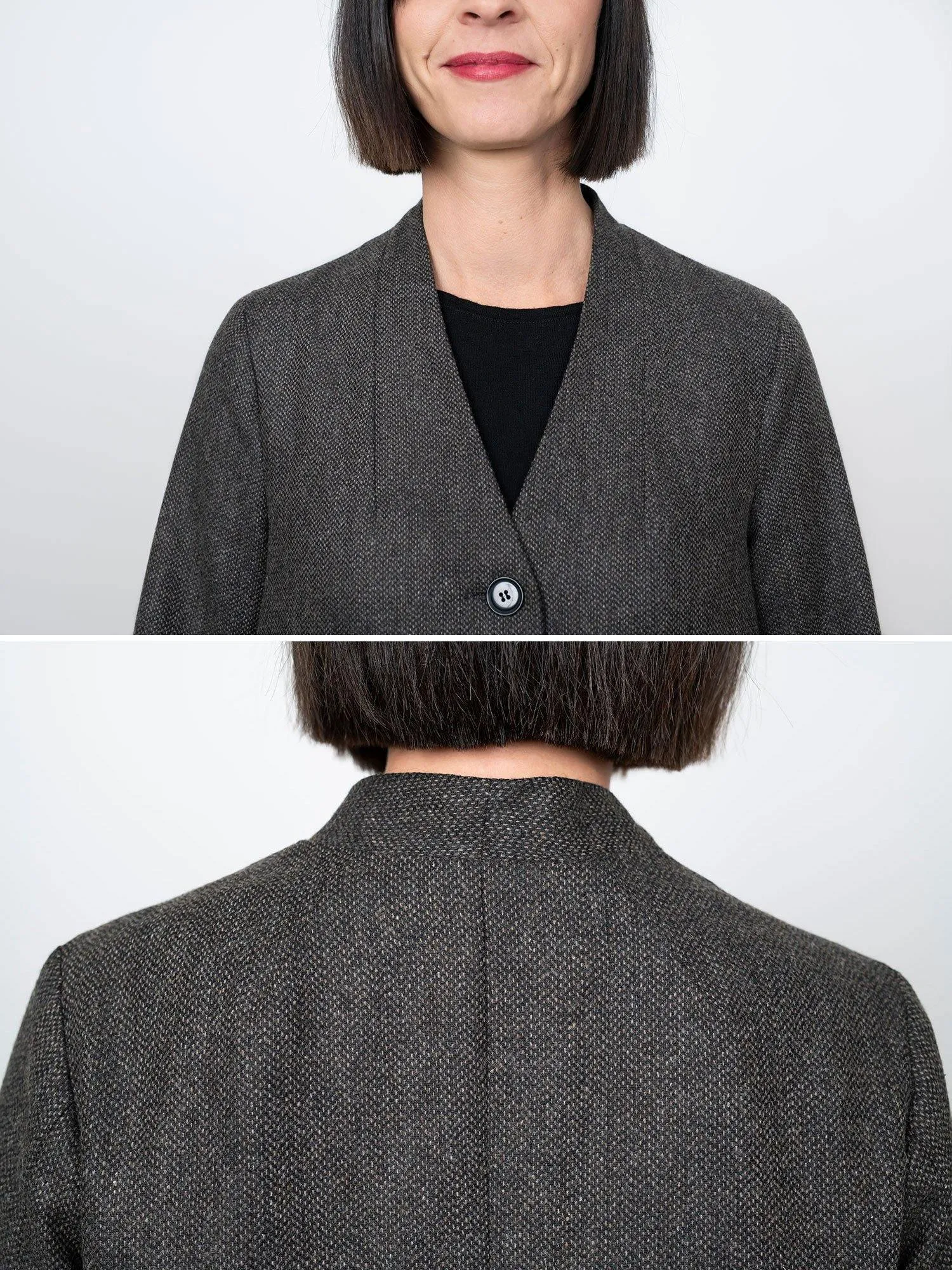 V-NECK COAT PATTERN