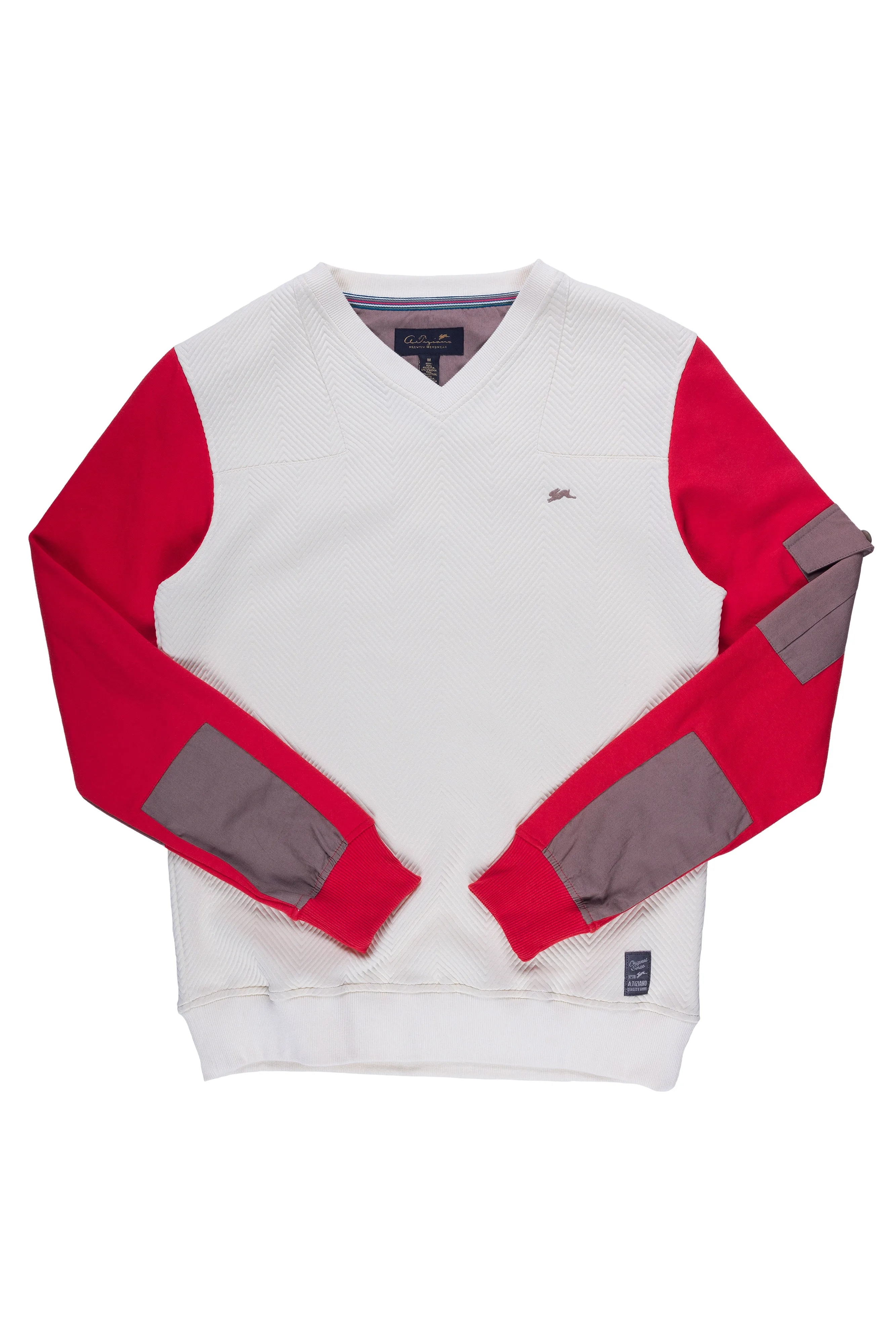 Wilson | Long Sleeve Color Blocked Crew Neck Pullover