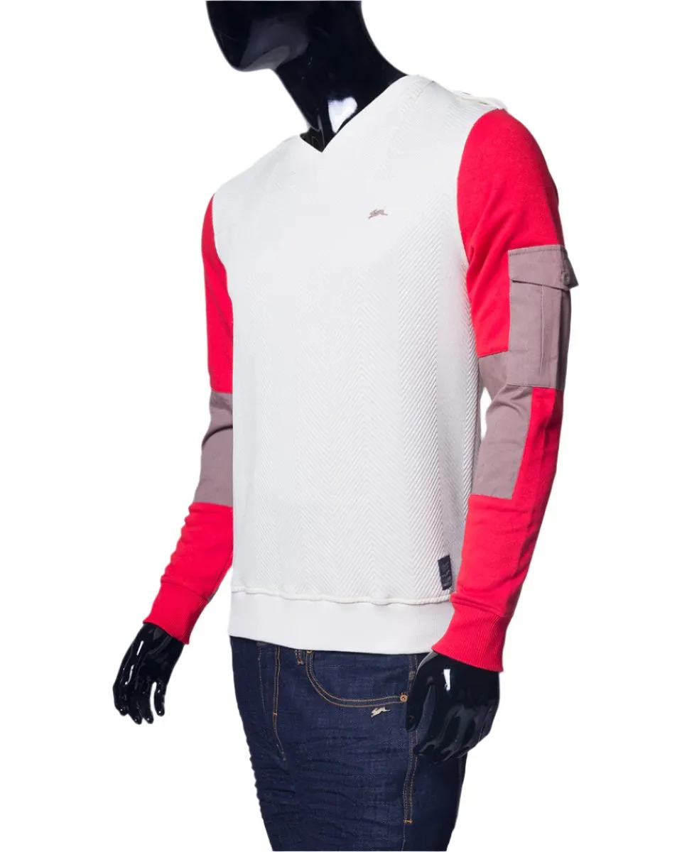 Wilson | Long Sleeve Color Blocked Crew Neck Pullover