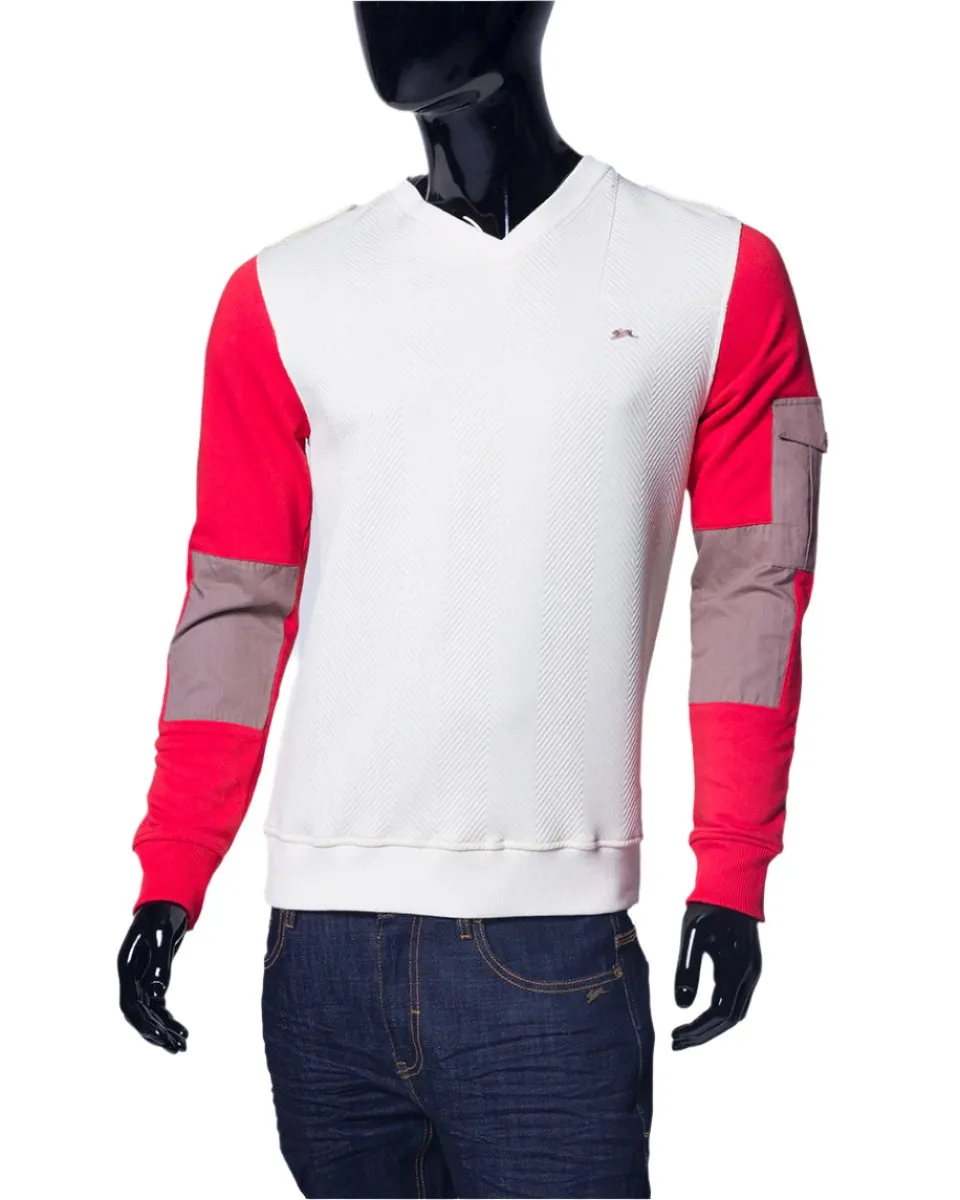 Wilson | Long Sleeve Color Blocked Crew Neck Pullover