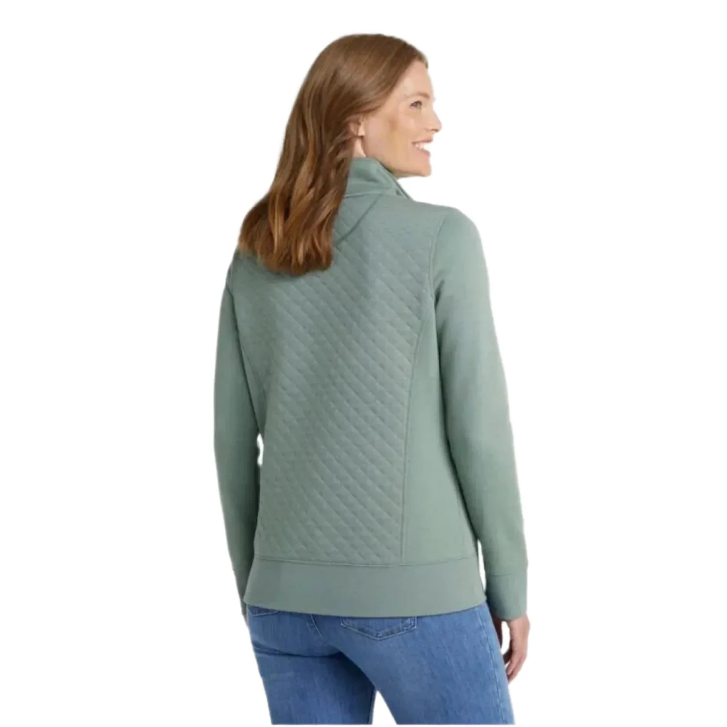 W's Quilted Quarter-Zip Pullover Sweater