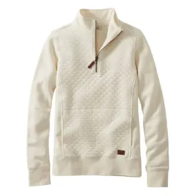 W's Quilted Quarter-Zip Pullover Sweater